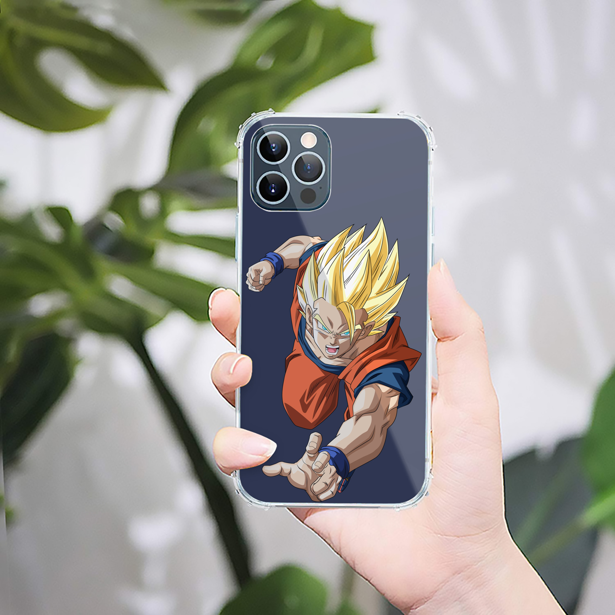 （画像用） ドラゴンボール 孫 悟飯（そんごはん）DRAGON BALL Son Gohan 【iPhone 12シリーズ対応】透明スマホケース（クリアソフトケース）